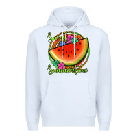 White sweet summertime watermelon Premium Hoodie - Jasminsmagicworld