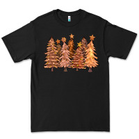 Black melanin christmas trees with lights Premium Tee - FaDigitalArtStudio