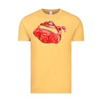 Vintage Mustard Chin Guard Fa Element Vintage Tee - FaDigitalArtStudio