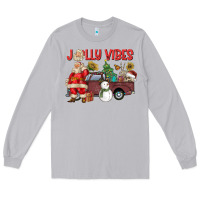 Moon Dust Jolly Vibes Long Sleeve Tee - CowhideDigitalArt