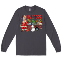 Smoke Jolly Vibes Long Sleeve Tee - CowhideDigitalArt