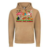 Vintage Camel happy hallothanksmas flamingo Vintage Hoodie - CowhideDigitalArt