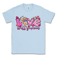 Dusty Blue love is all you need Classic Tee - OliviaCreatesArt