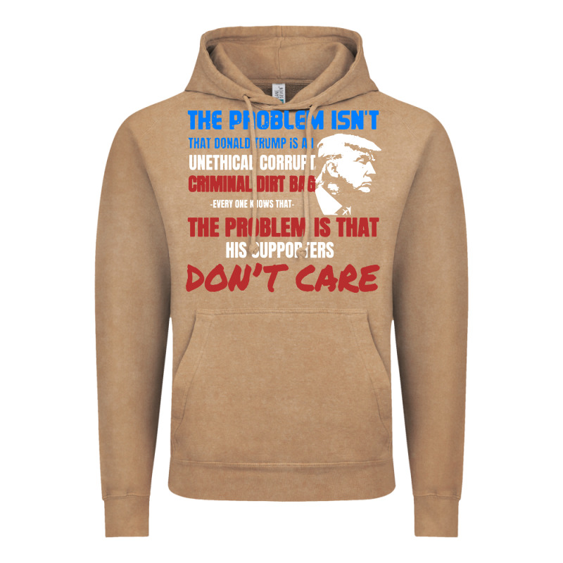 Criminal Dirtbag Anti Trump Vintage Hoodie by baoMotion | Teevron