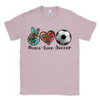 Lilac peace love soccer Classic Tee - Artiststas