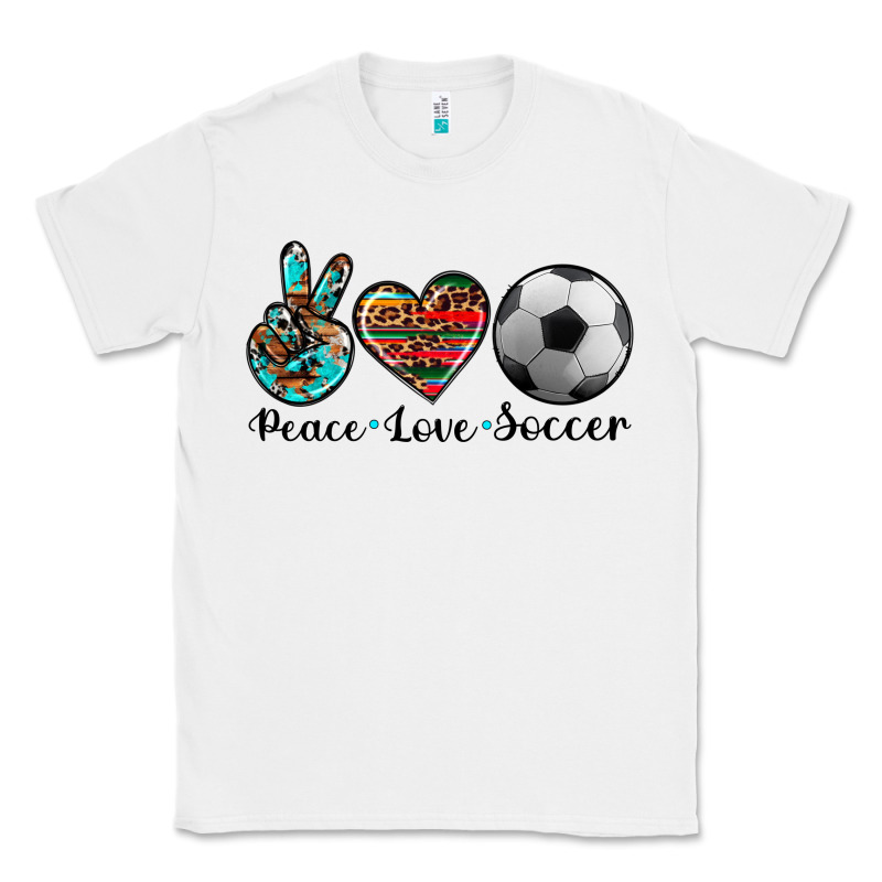 Peace Love Soccer Classic Tee by Artiststas | Teevron