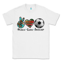 White peace love soccer Classic Tee - Artiststas