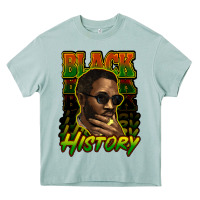 Arona Black history afro man Heavy Core Tee - HowdyJamesFarm