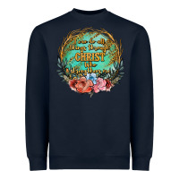 Navy i can do all things through christ who strenghtens me Heavyweight Sweatshirt - JahusDesignShop