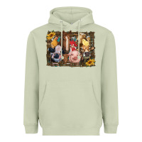 Matcha western farm animals Heavyweight Hoodie - RanaPortraitStore