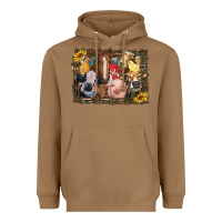 Toasted Coconut western farm animals Heavyweight Hoodie - RanaPortraitStore