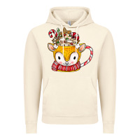 Vintage Artic coffee cups animal Vintage Hoodie - CowhideDigitalArt