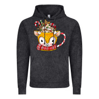 Vintage Black coffee cups animal Vintage Hoodie - CowhideDigitalArt