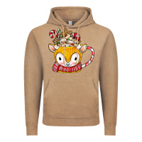 Vintage Coffee coffee cups animal Vintage Hoodie - CowhideDigitalArt