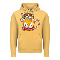 Vintage Mustard coffee cups animal Vintage Hoodie - CowhideDigitalArt