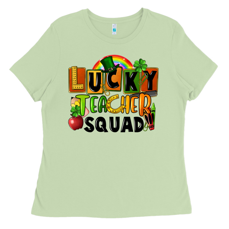 Lucky Teacher Squad Ladies Tee by FaDigitalArtStudio | Teevron