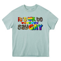 Arona It's okay to say Gay pride Heavy Core Tee - CowGirlArtShop