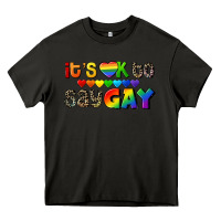 Asphalt It's okay to say Gay pride Heavy Core Tee - CowGirlArtShop