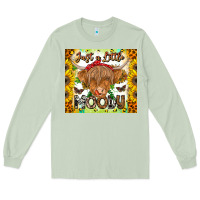 Matcha Just A Little Moody Long Sleeve Tee - CowhideDigitalArt