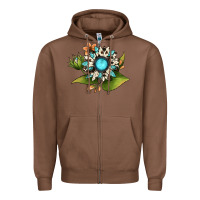 Chestnut gemstone sunflower Zipper Hoodie - JahusDesignShop