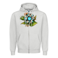 Gemstone Sunflower Zipper Hoodie | Teevron
