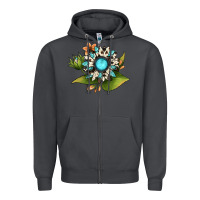 Smoke gemstone sunflower Zipper Hoodie - JahusDesignShop