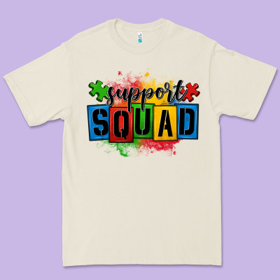 Autism Support Squad Premium Tee Designed By Oliviacreatesart