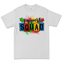 Dove Grey autism support squad Premium Tee - OliviaCreatesArt
