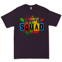 Plum autism support squad Premium Tee - OliviaCreatesArt