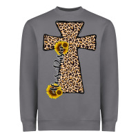 Storm he is risen leopard cross Heavyweight Sweatshirt - JahusDesignShop