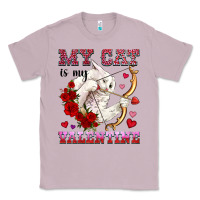 Lilac my cat is my valentine Classic Tee - OliviaCreatesArt