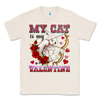 Natural my cat is my valentine Classic Tee - OliviaCreatesArt