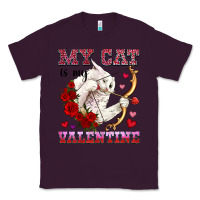 Plum my cat is my valentine Classic Tee - OliviaCreatesArt