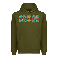 Army Green Farm life fall Premium Hoodie - Artiststas