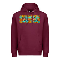 Burgundy Farm life fall Premium Hoodie - Artiststas