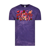 Cloud Purple One loved gigi Vintage Tee - FaDigitalArtStudio