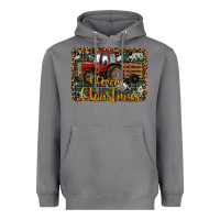 Storm Merry Christmas Tractor Heavyweight Hoodie - RanaPortraitStore