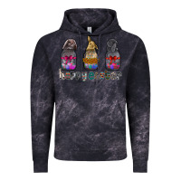 Cloud Black Happy Easter Vintage Hoodie - CowhideDigitalArt