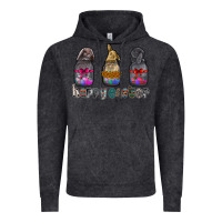 Vintage Black Happy Easter Vintage Hoodie - CowhideDigitalArt