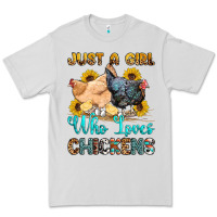 Just A Girl Who Loves Chickens Premium Tee | Teevron