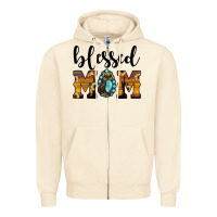 Sandshell blessed mom Zipper Hoodie - JahusDesignShop