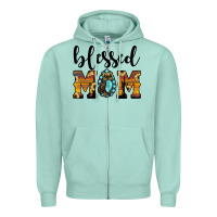 Blessed Mom Zipper Hoodie | Teevron