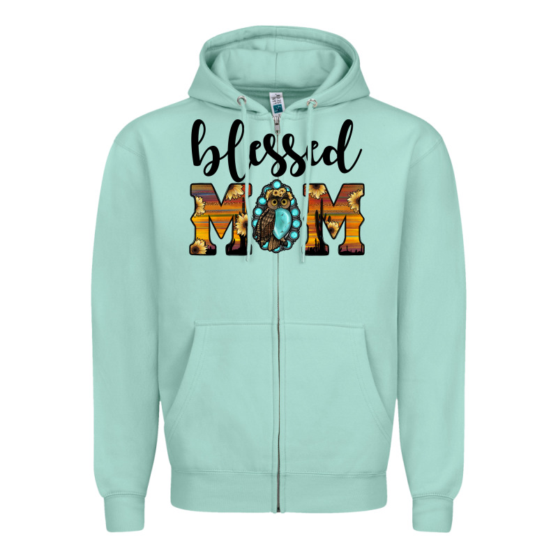 Blessed Mom Zipper Hoodie by JahusDesignShop | Teevron