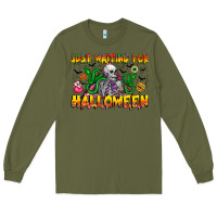 Army Green Just Mating For halloween Long Sleeve Tee - CowhideDigitalArt