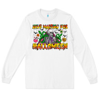 White Just Mating For halloween Long Sleeve Tee - CowhideDigitalArt