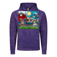 Cloud Purple happy easter Vintage Hoodie - CowhideDigitalArt