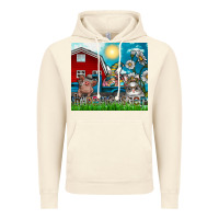 Vintage Artic happy easter Vintage Hoodie - CowhideDigitalArt