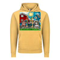 Vintage Mustard happy easter Vintage Hoodie - CowhideDigitalArt