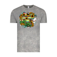 Cloud Rock Guanajuato sunflower serape map Vintage Tee - RanaPortraitStore
