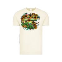 Vintage Arctic Guanajuato sunflower serape map Vintage Tee - RanaPortraitStore